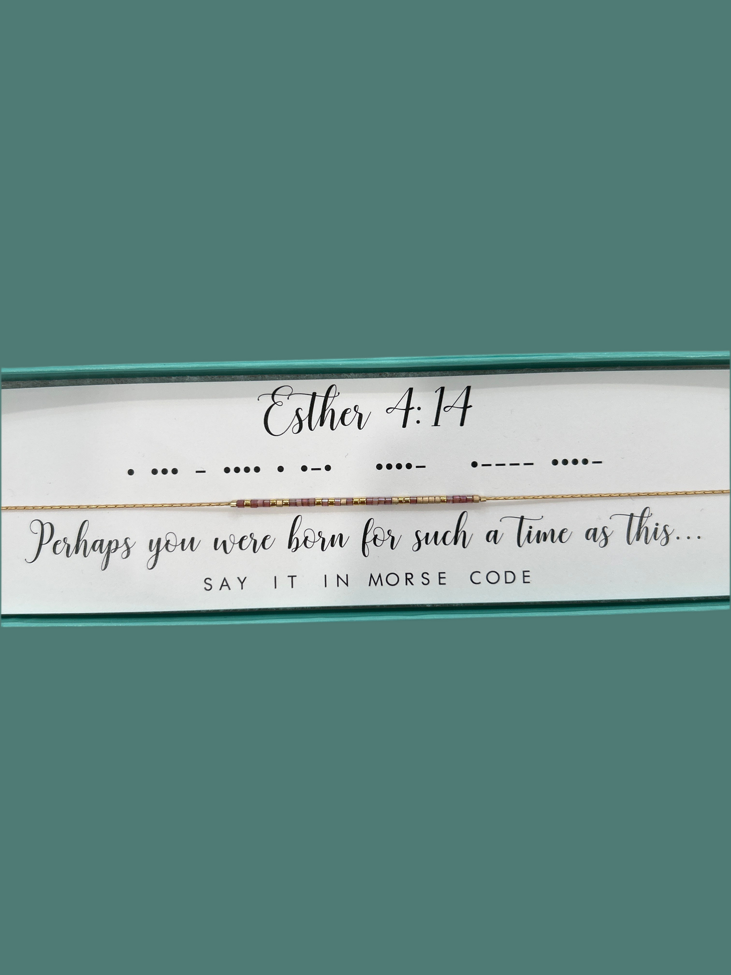 Esther 4:14 Necklace - Dot & Dash