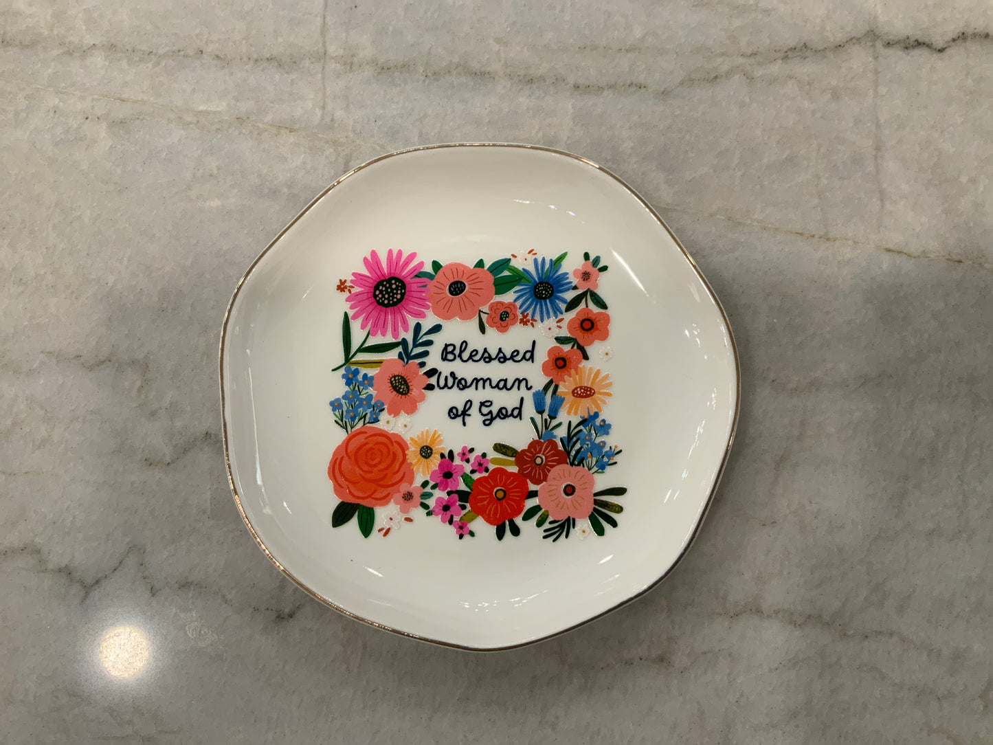 Blessed Woman of God Trinket Tray