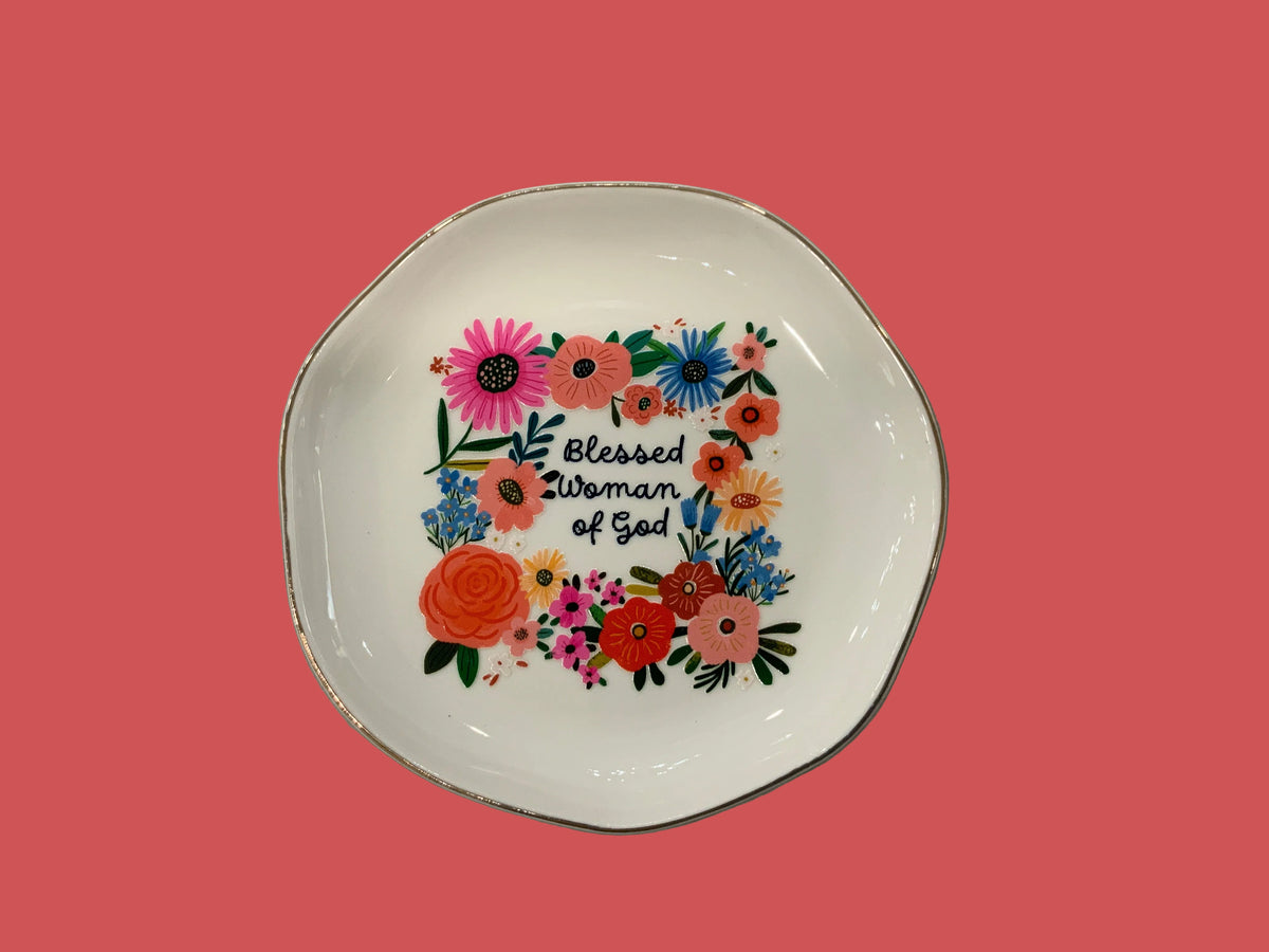 Blessed Woman of God Trinket Tray