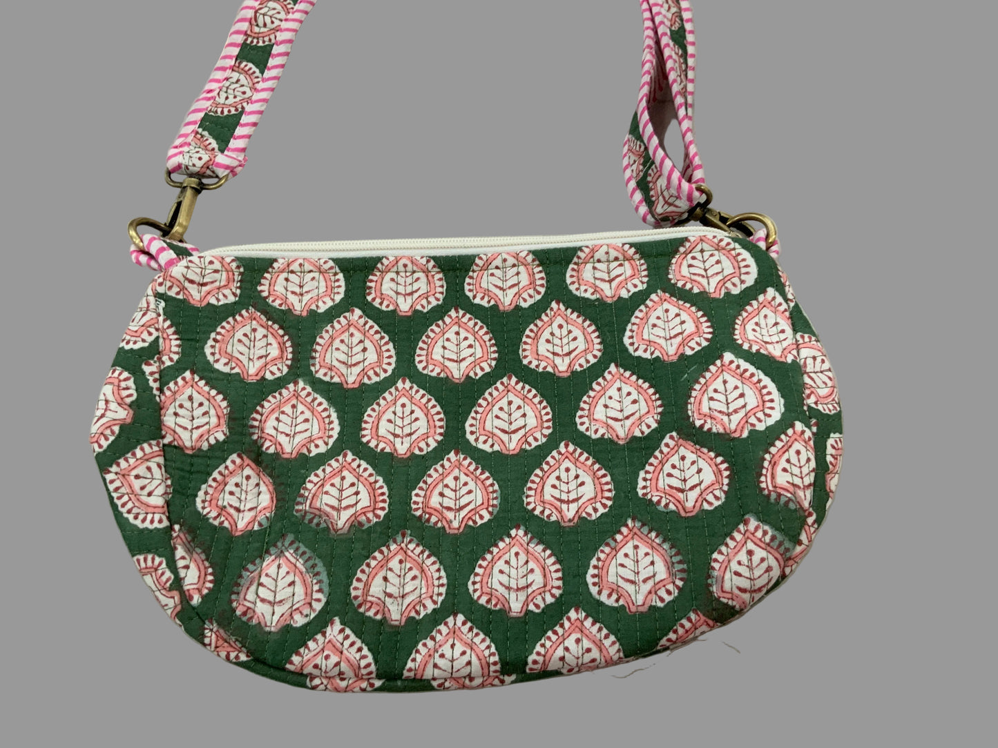 Forest Bloom Quilted Purse
