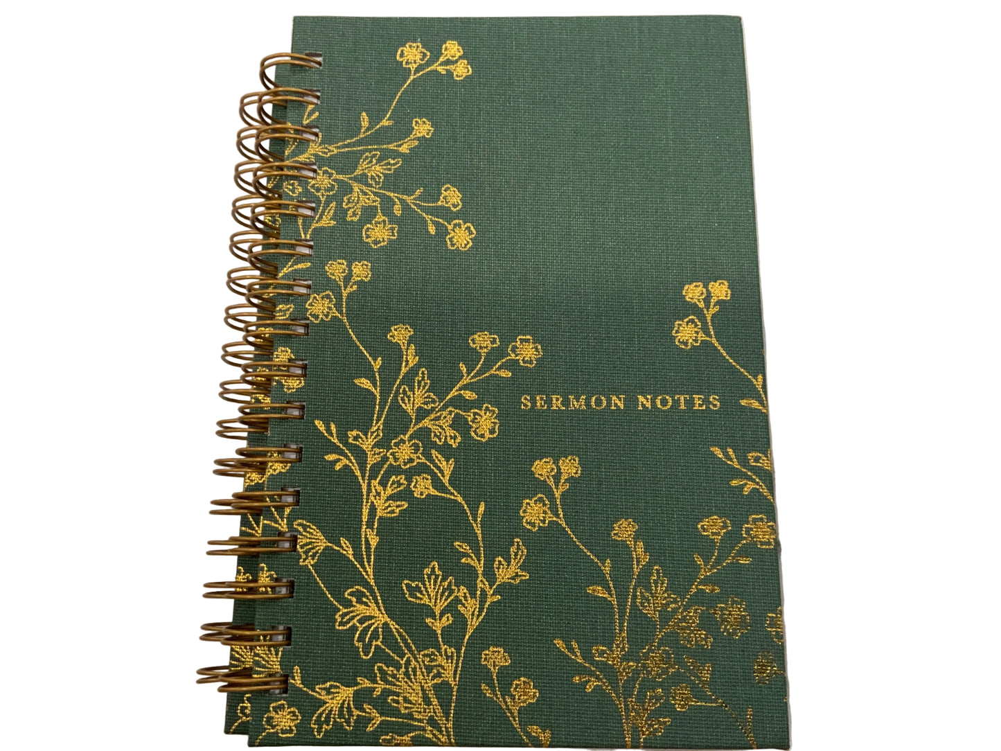 Sermon Notes Green Notebook