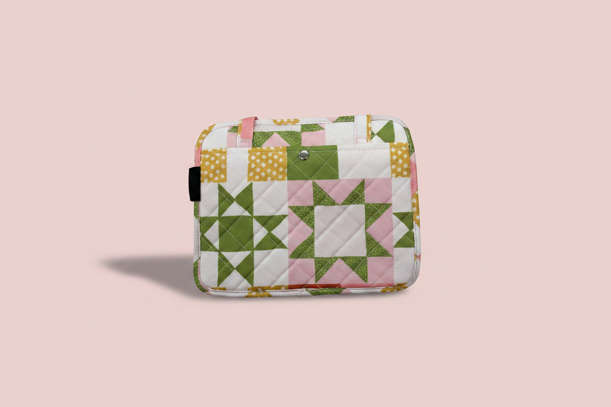 Happy Little Patches Bible Bag