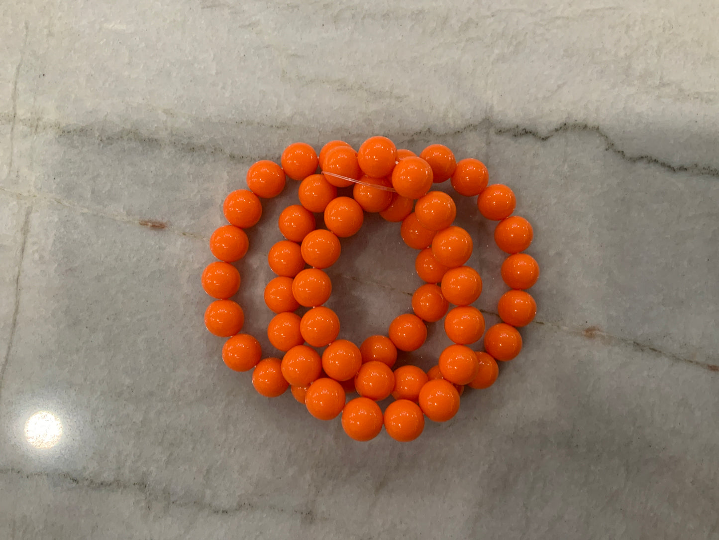 Orange Ball Bracelet