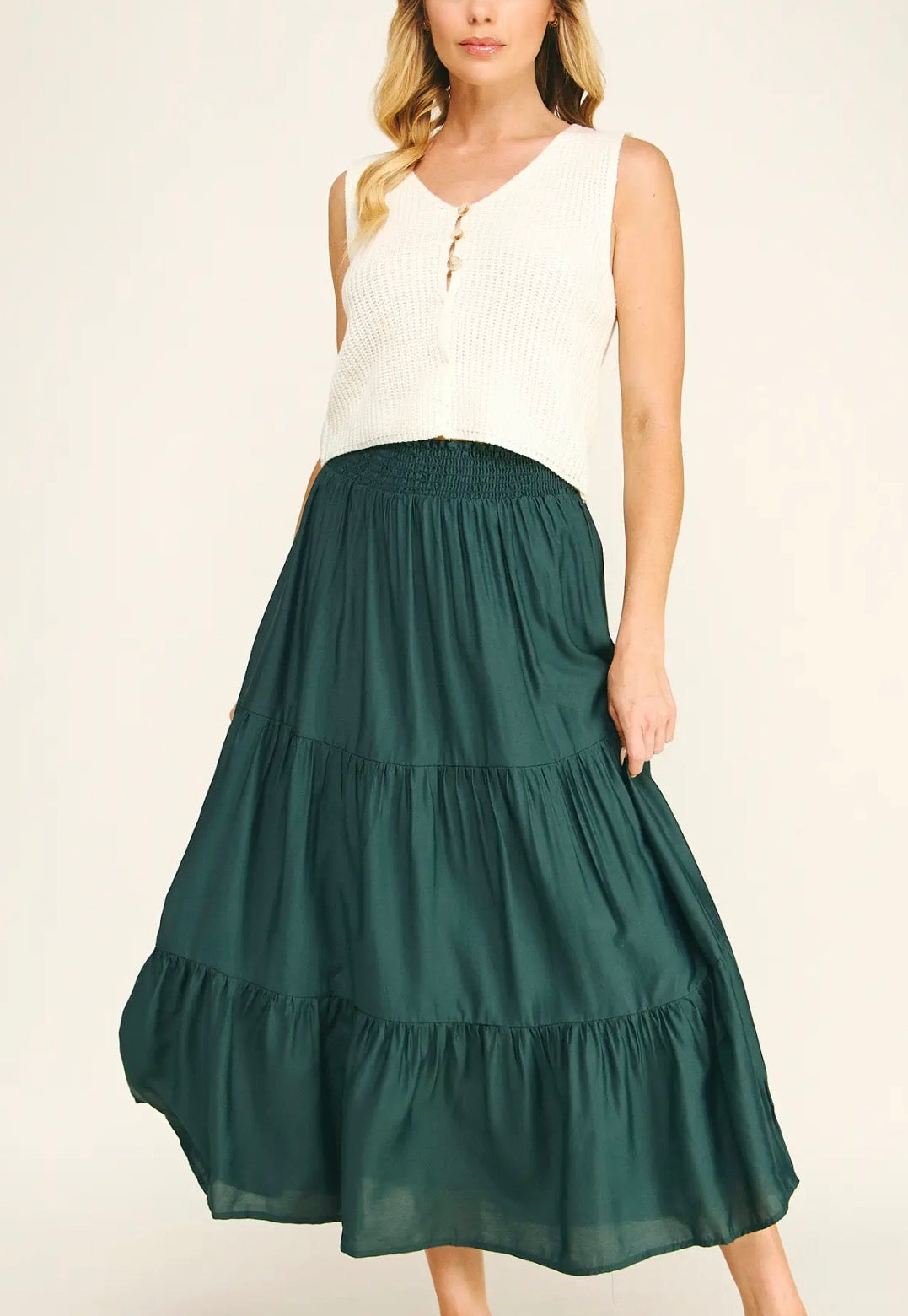 Dark Green Skirt (117)