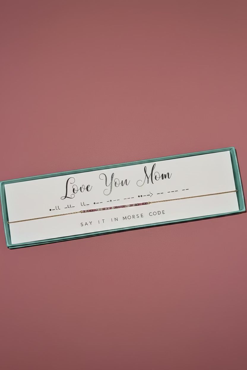 Love You Mom Necklace Dot & Dash