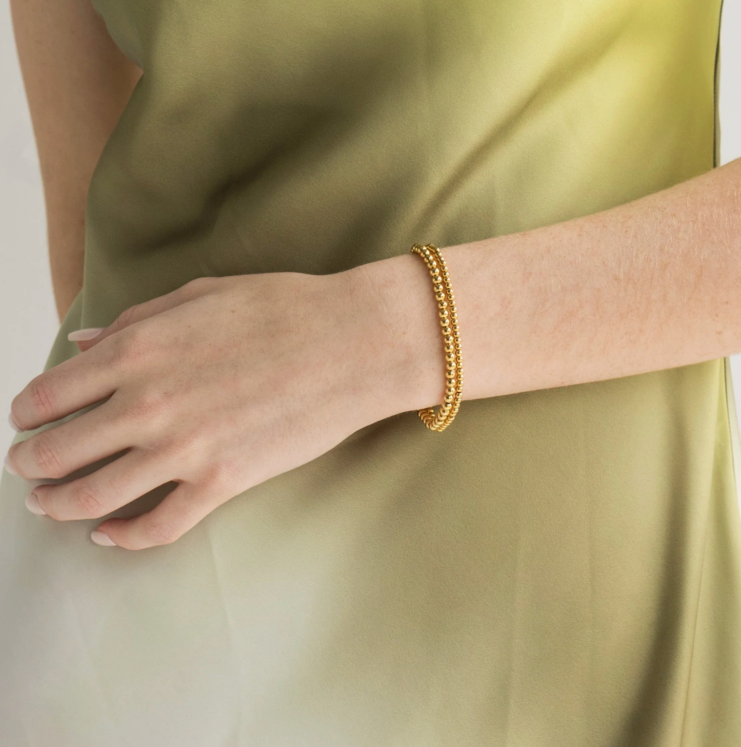 Dainty Double gold bracelet