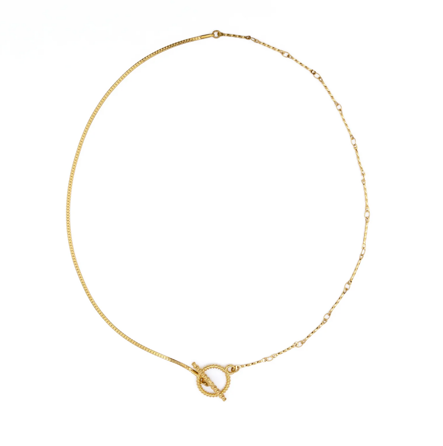 Gold Toggle Chain Necklace