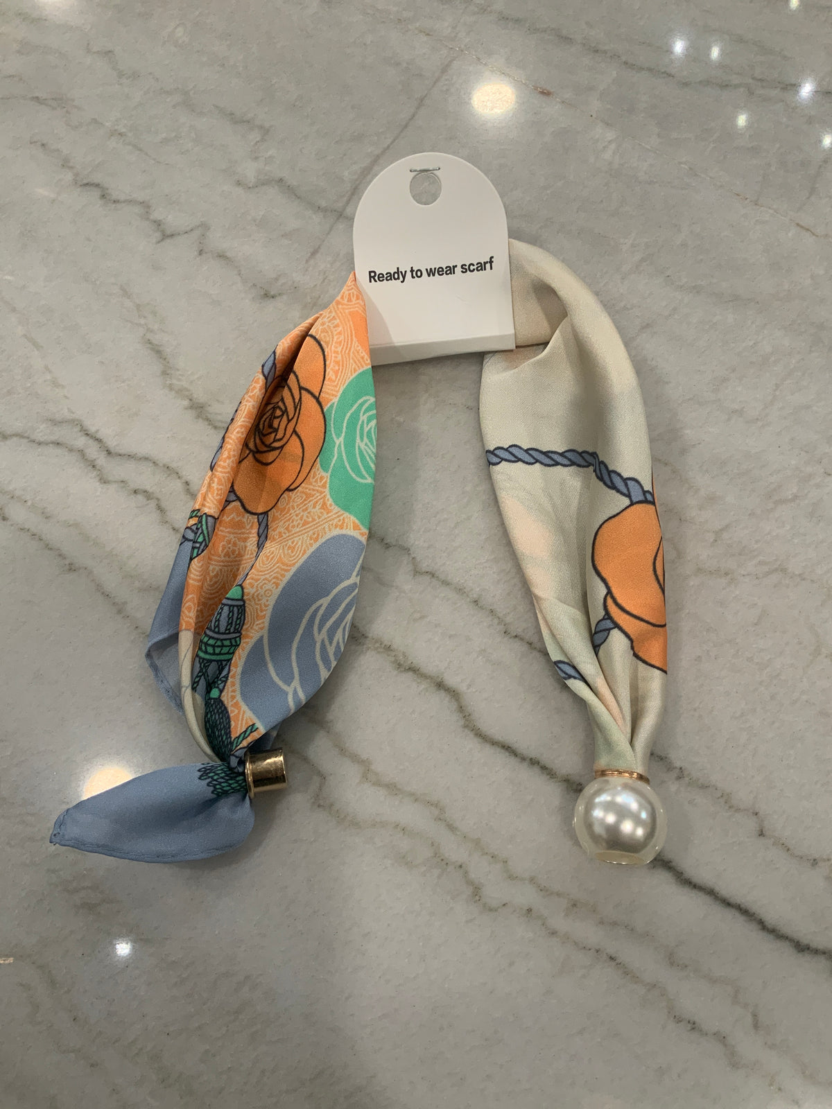 Light Orange Blossom Magnetic Scarf