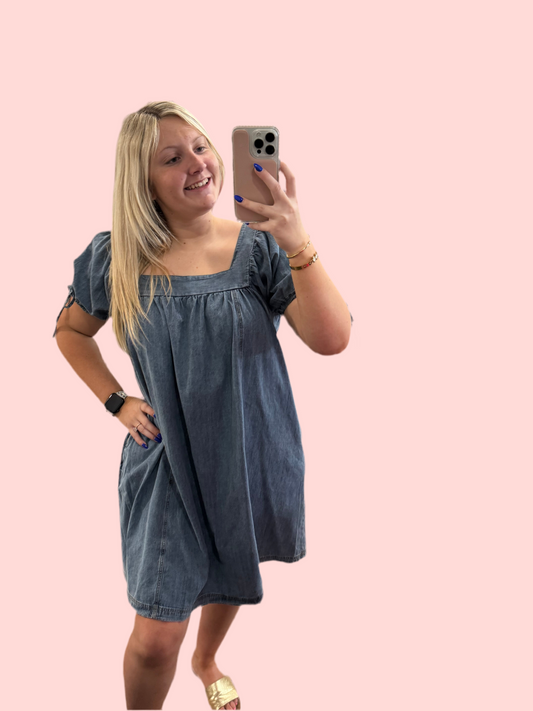 Sunday Stroll Denim Dress