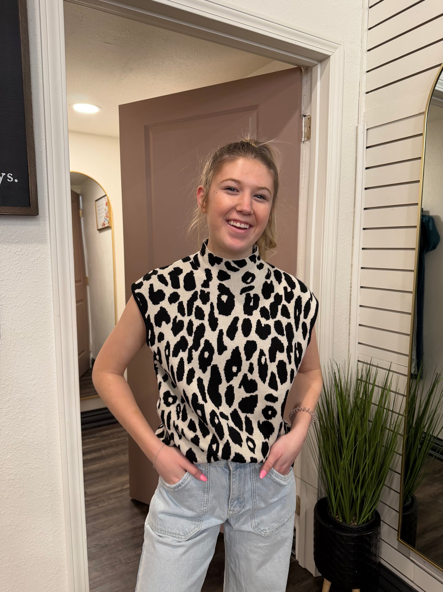 Fierce Faith Cheetah Top (117)