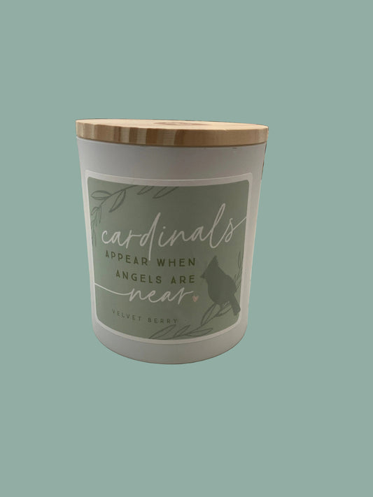 Cardinals Near Candle