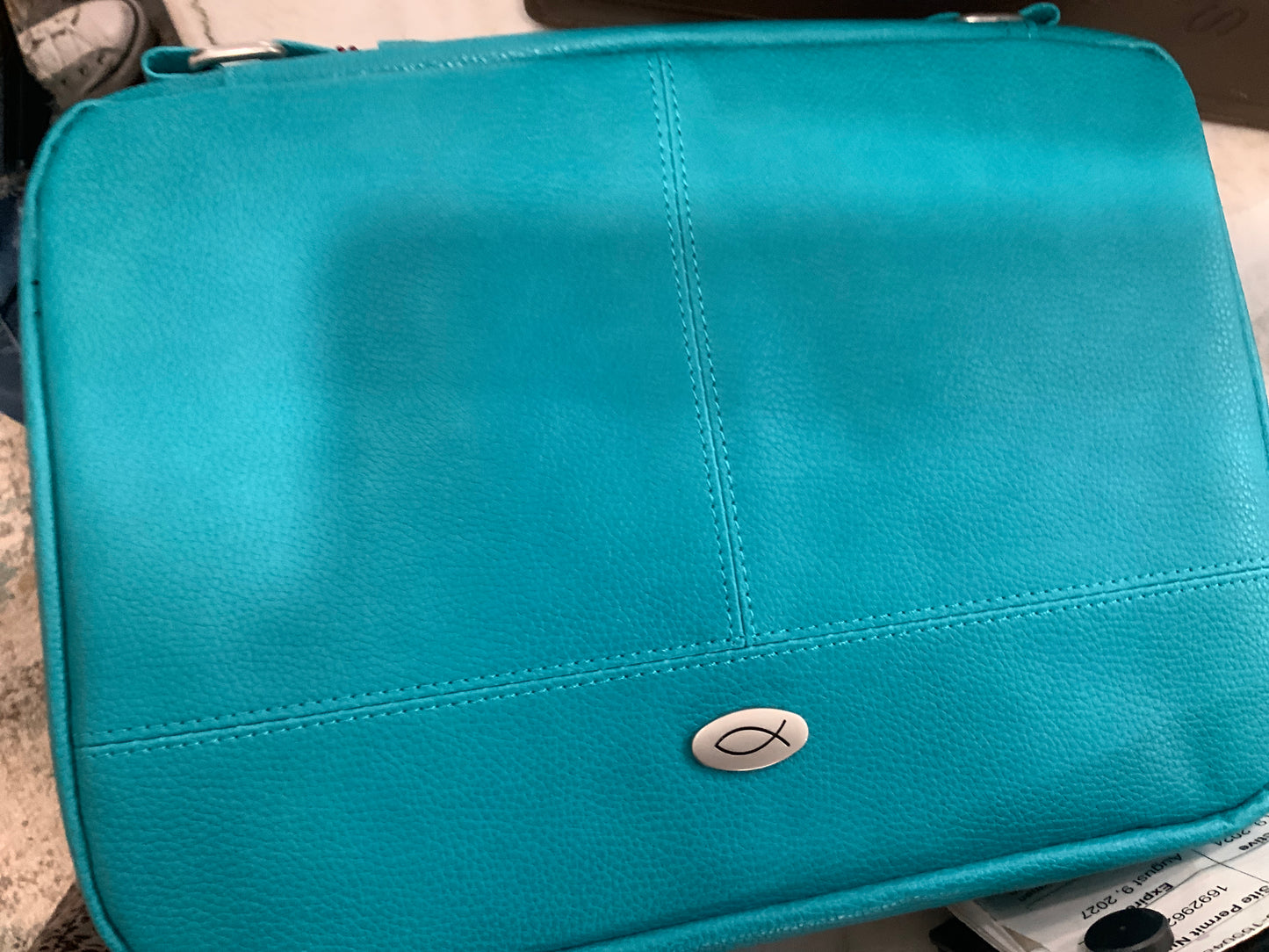 Teal Turquoise Bible Cover