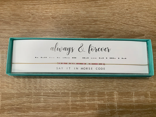 Always & Forever Necklace- Dot & Dash