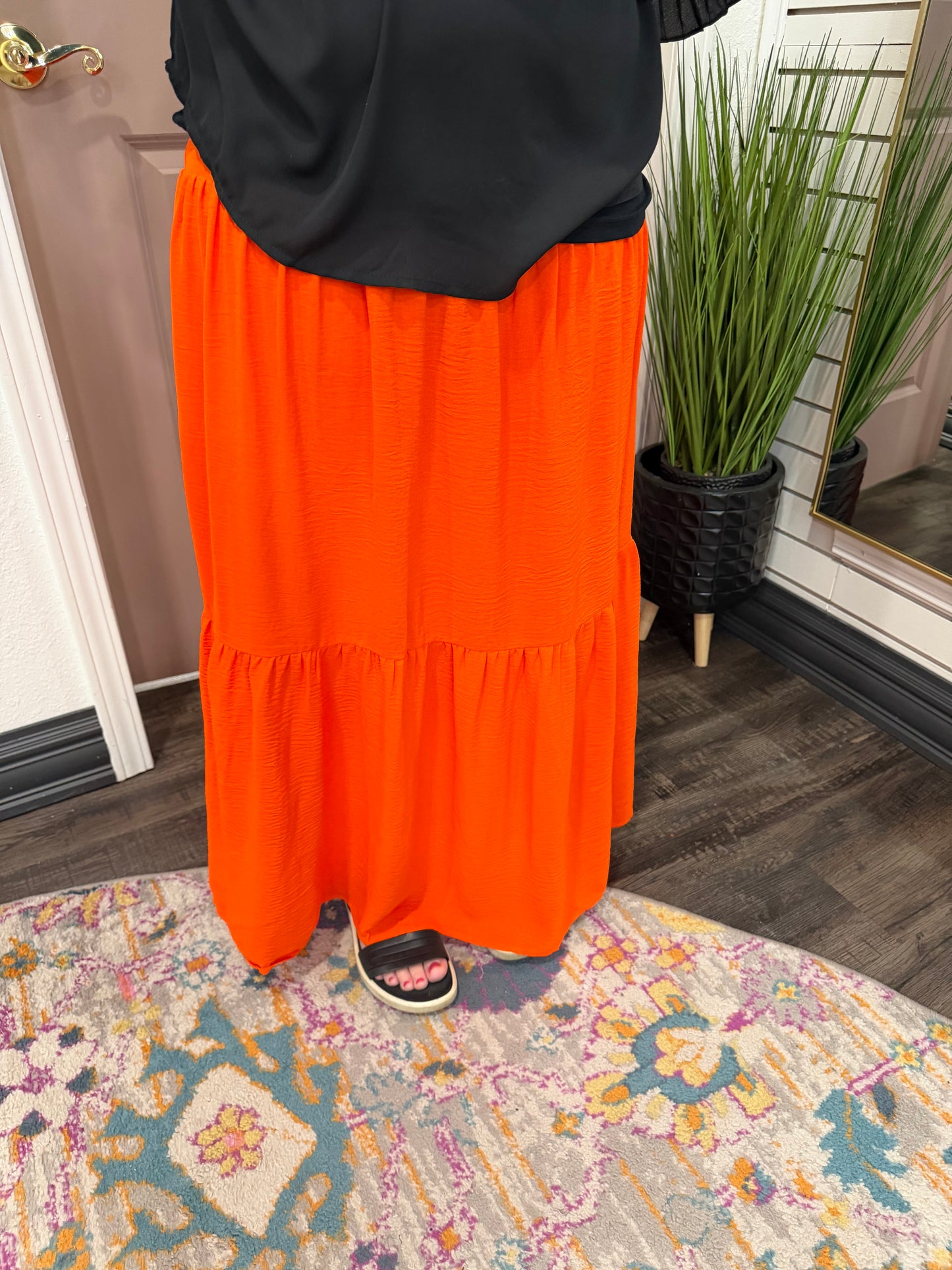 Gold Hour Orange Skirt