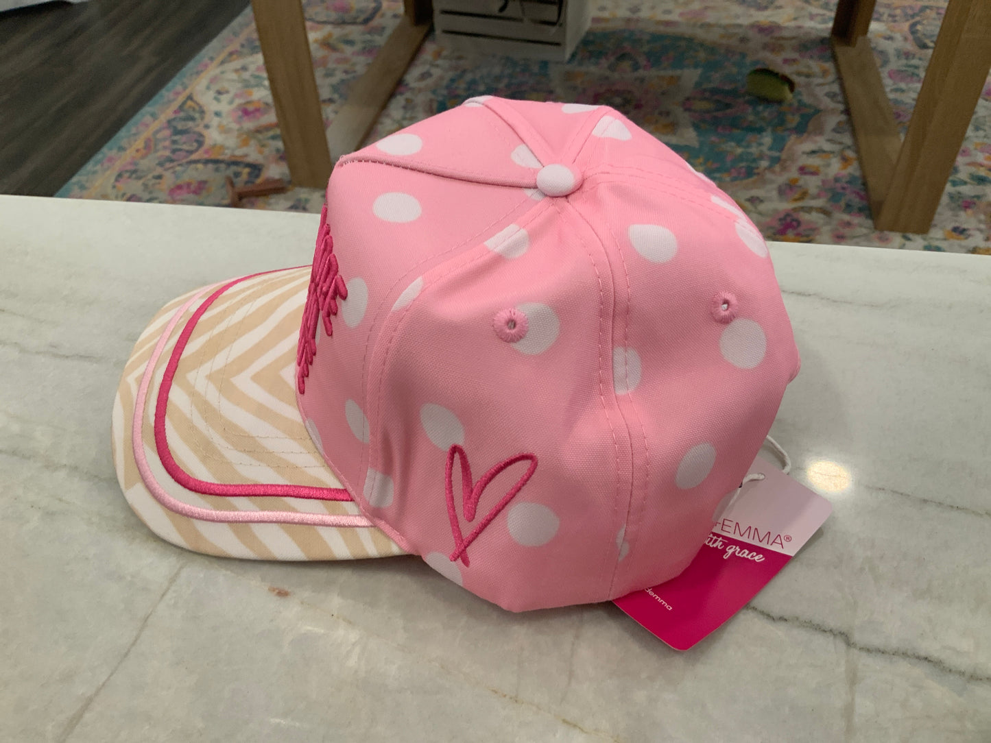 Love Is More Powerful Pink Hat