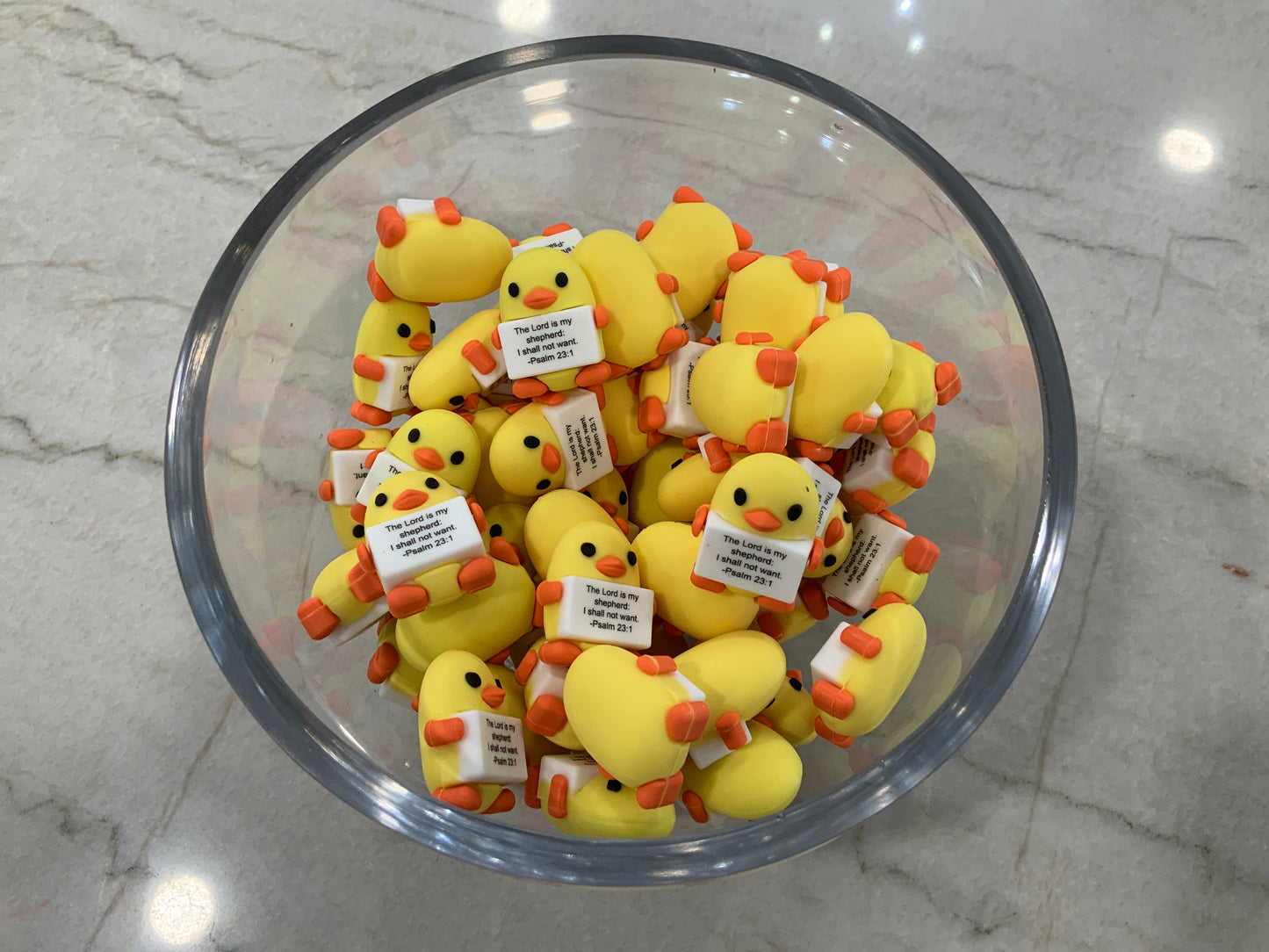 The Lord is my Shepherd duckies