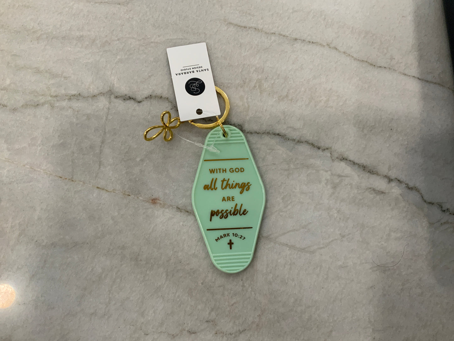Scripture Keychain Matt 10:27