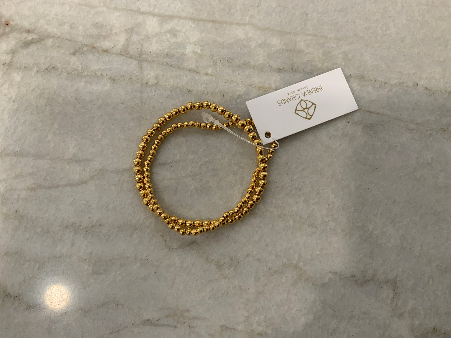 Dainty Double gold bracelet