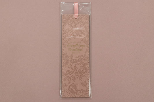 Everything Beautiful Pink Bookmark