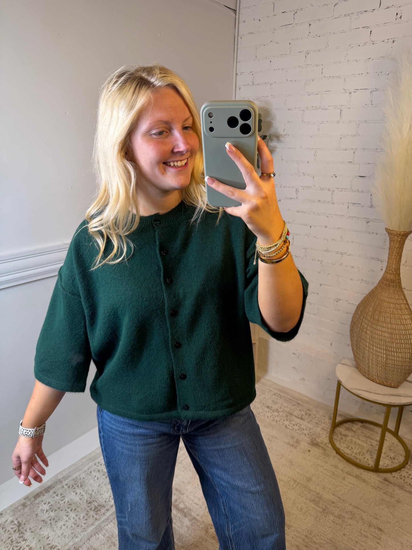 Dark Green Everly Sweater (117)