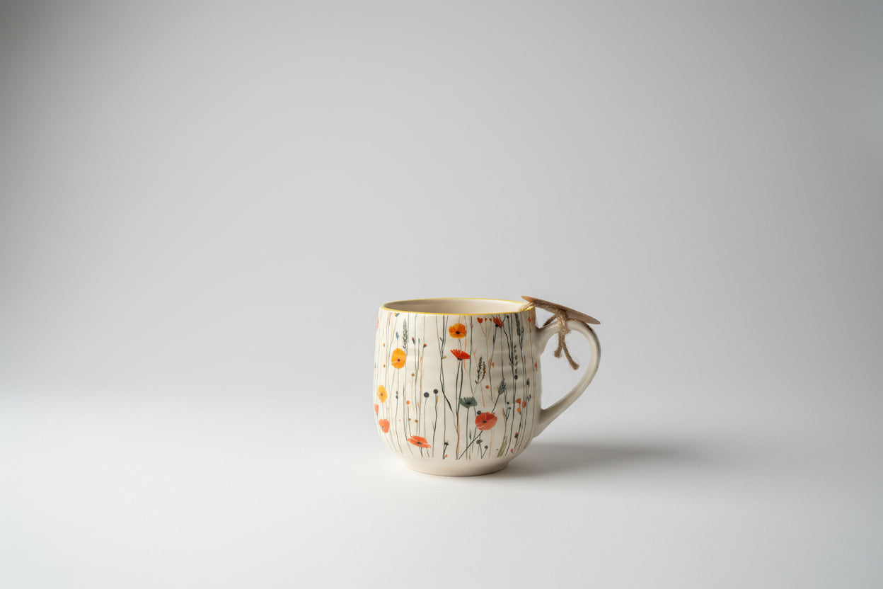 Enjoy Today Floral Mug
