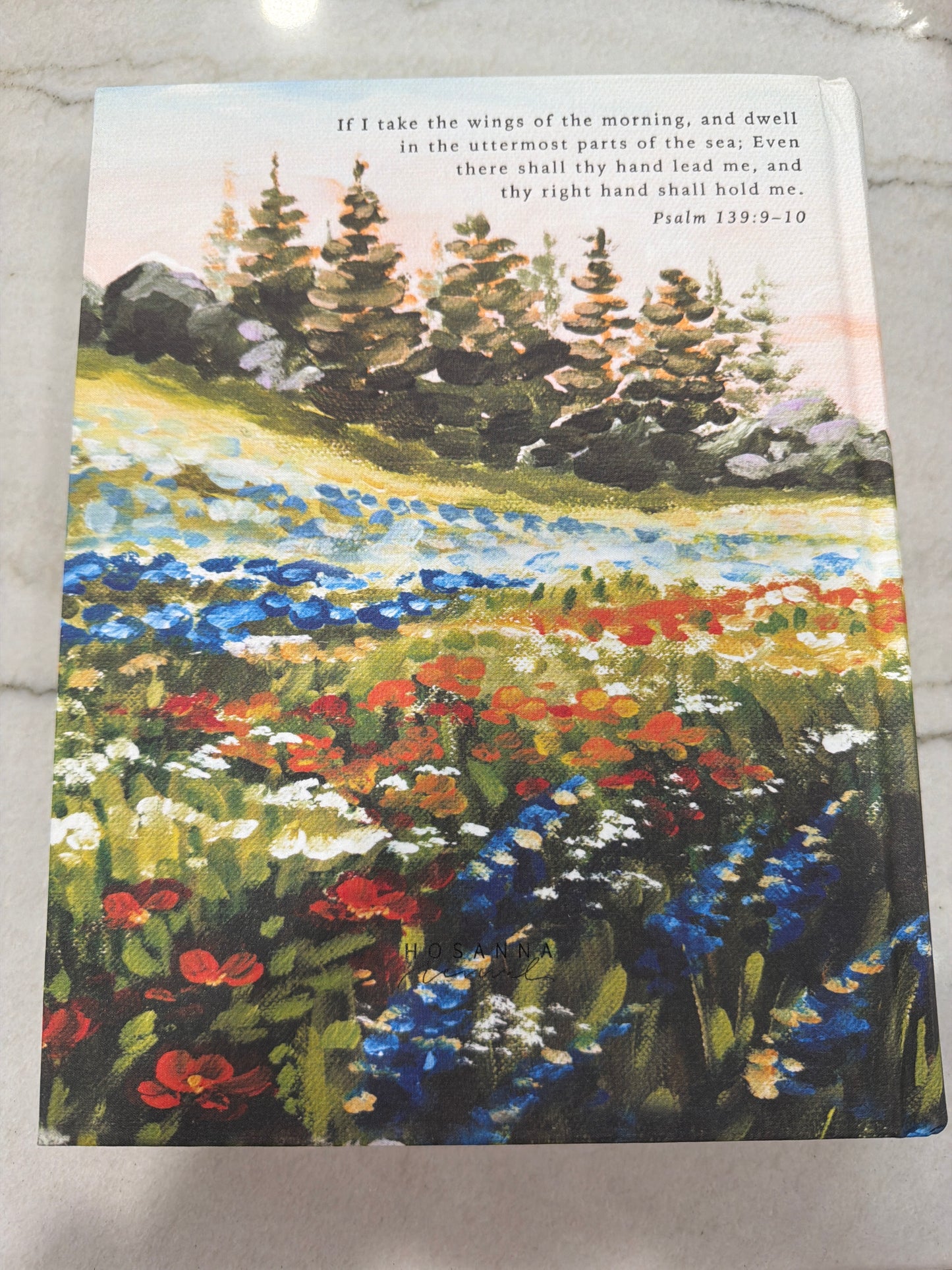 Grace Flower Field Bible Large Print - KJV