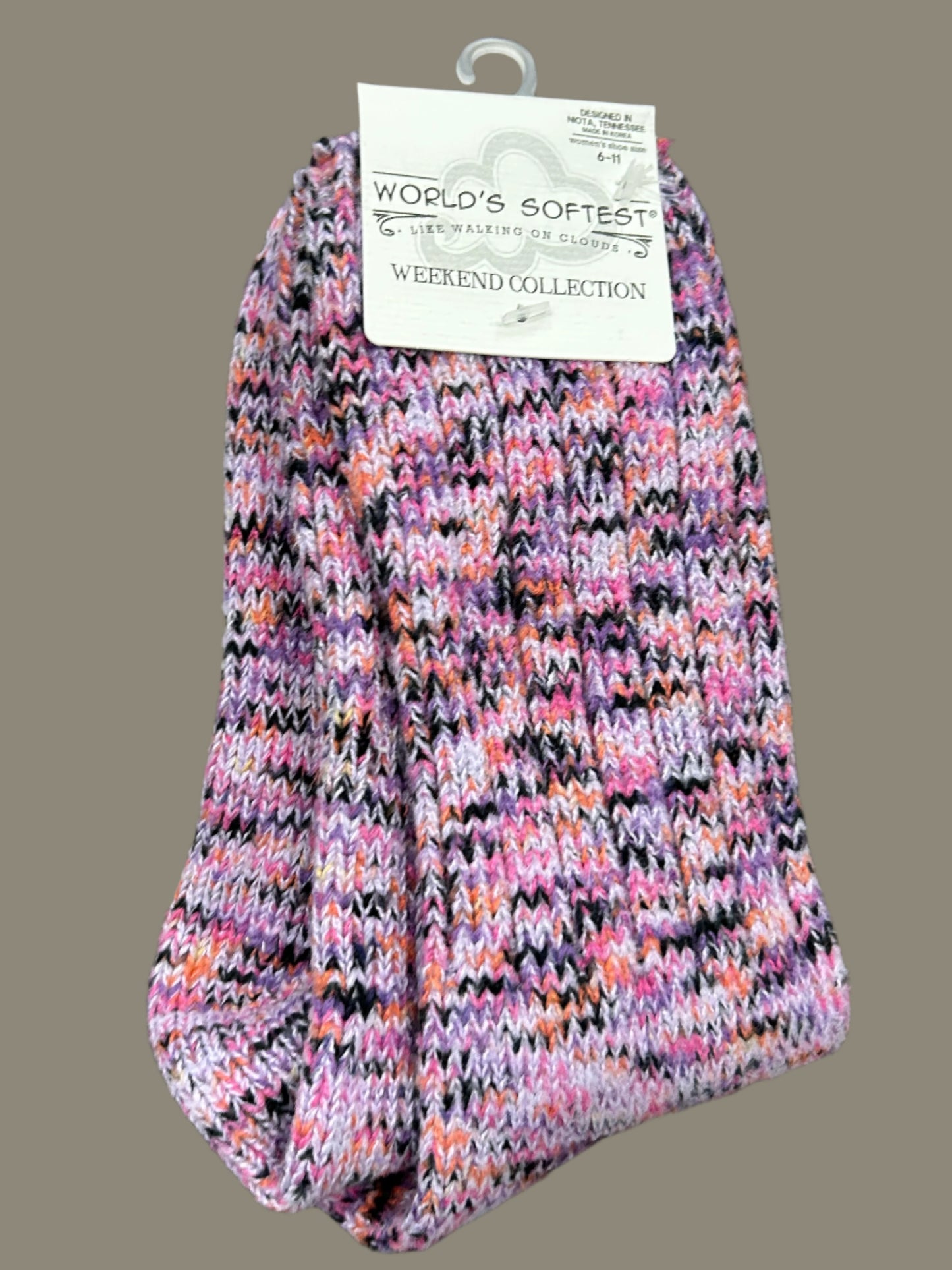 Lavender Crew Socks