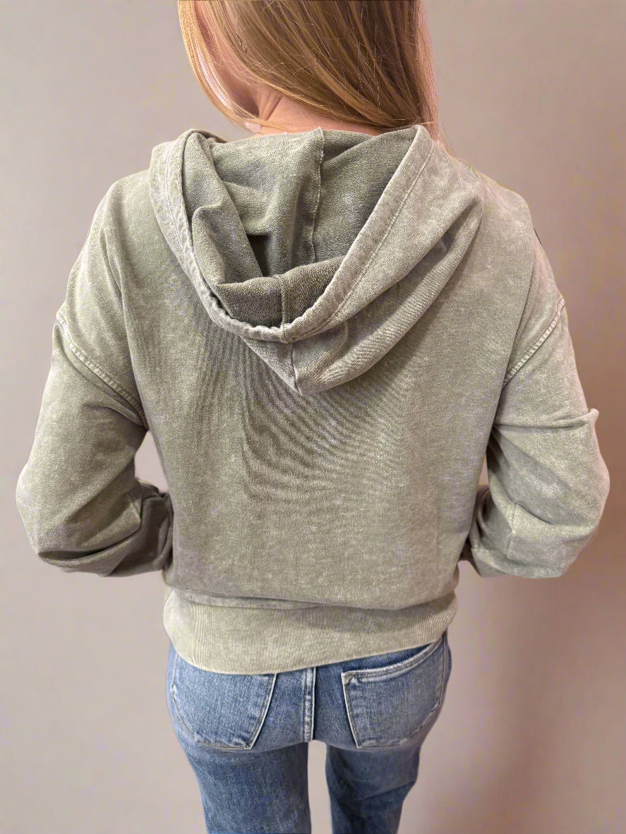 Hoodie Hug Knit Sweater