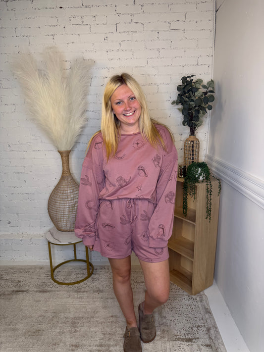 Mauve Howdy Honey Set