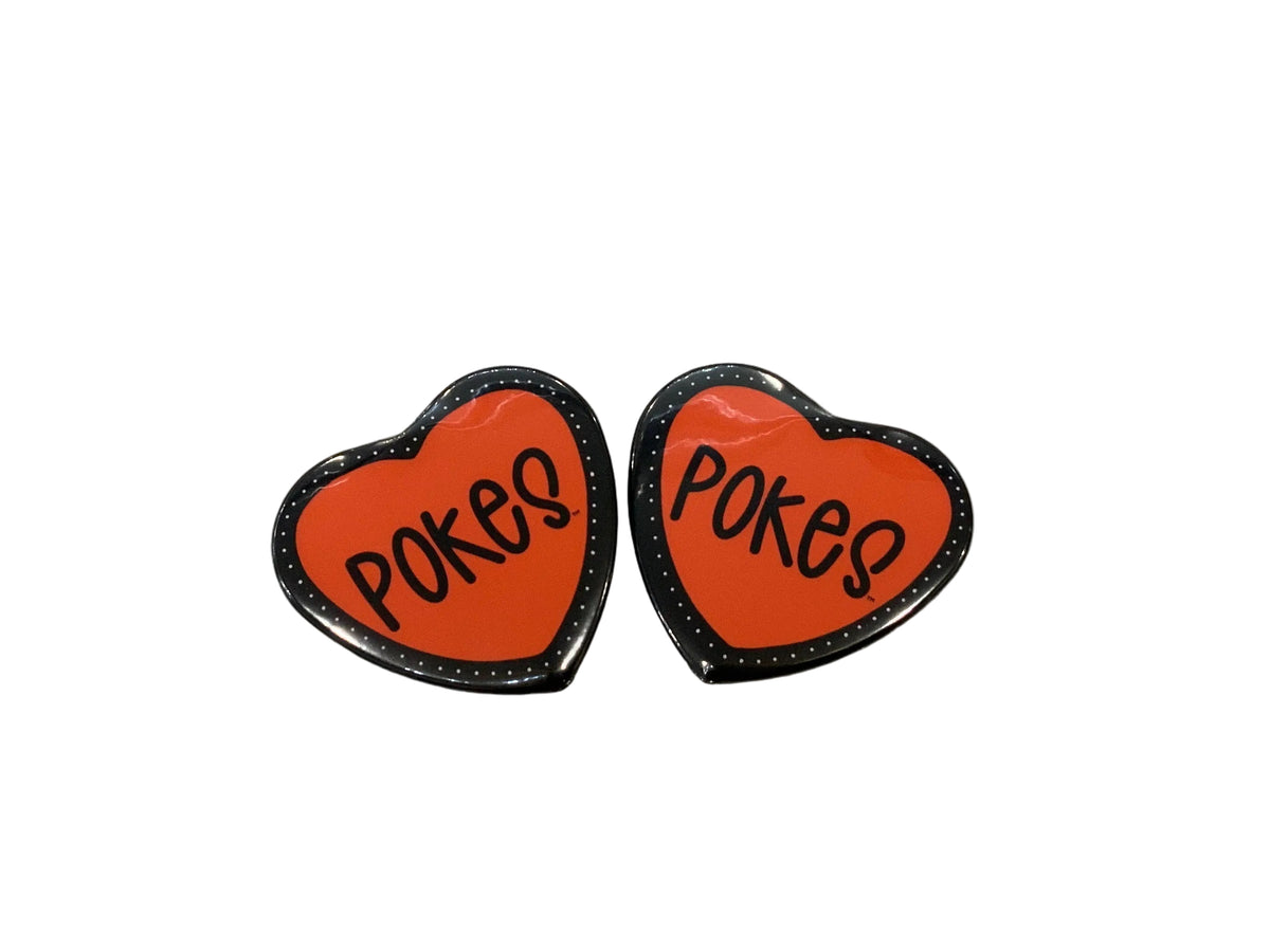 Pokes Heart Button