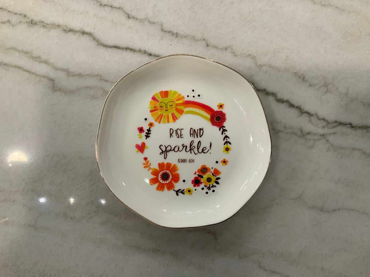 Rise & Sparkle trinket tray