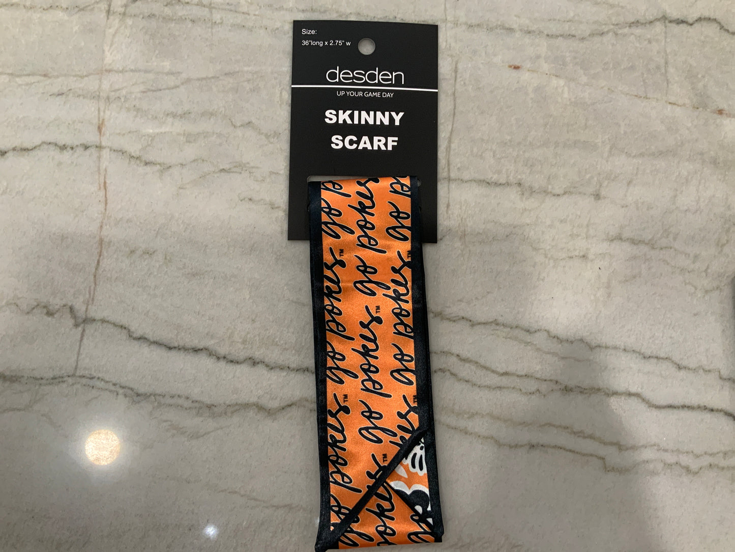 Go Pokes Skinny Scarf