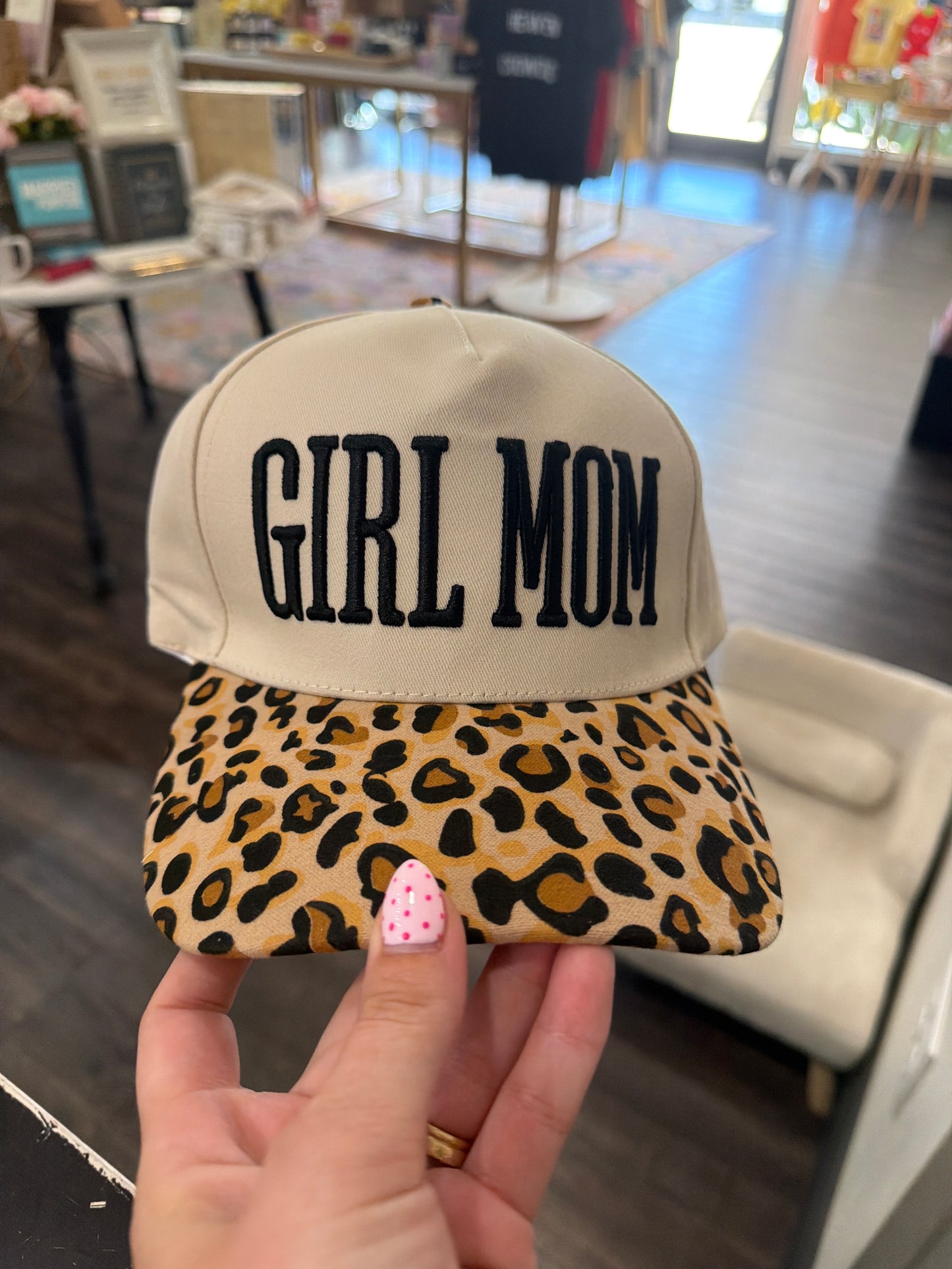 Girl Mom - Cheetah Hat