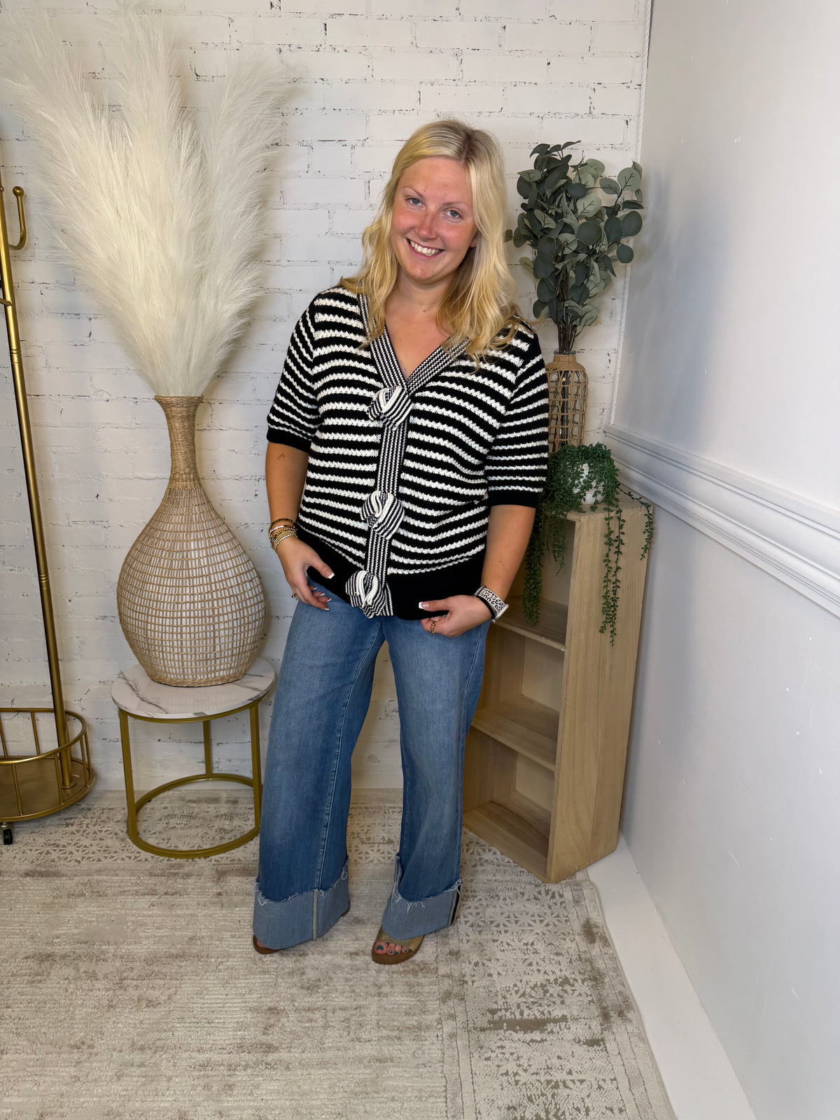 Classic Grace Stripe Sweater (117)