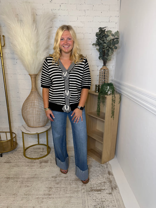 Classic Grace Stripe Sweater (117)