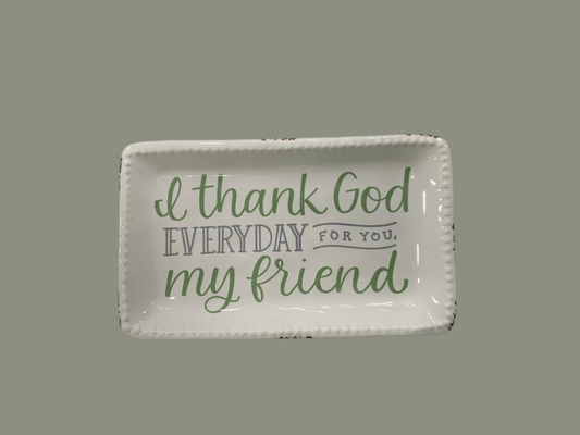 I Thank God Tray
