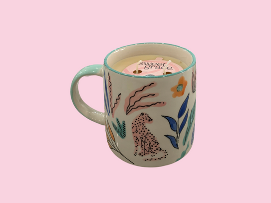 Flower Mug Sweet Grace Candle