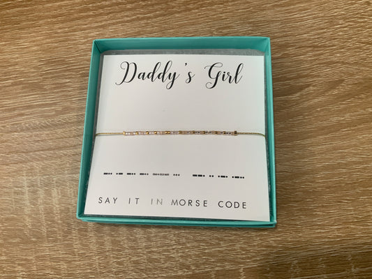 Daddy's Girl Bracelet- Dot & Dash