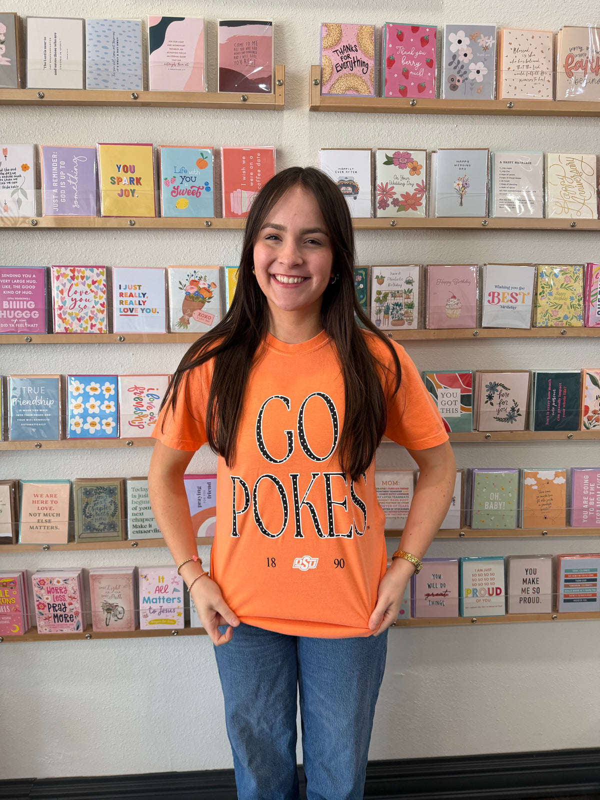 Go Pokes Polka Dot Tshirt (117)