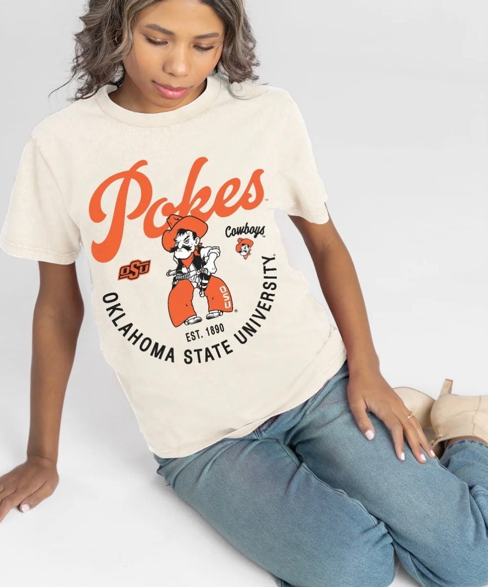 Pokes Ivory Short Tee