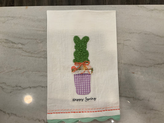 Happy Spring Tea-towel