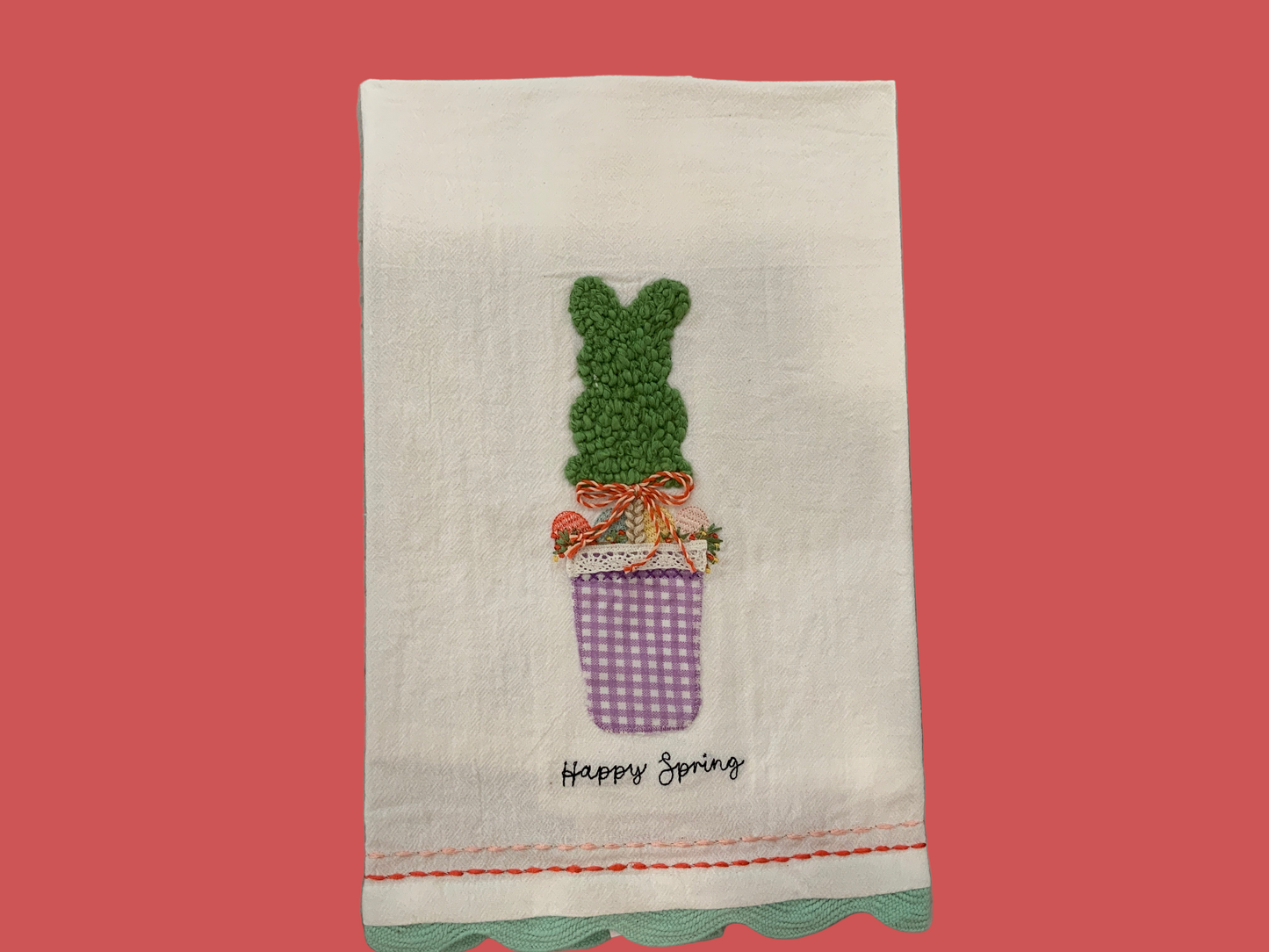 Happy Spring Tea-towel
