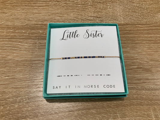 Little Sister Dot & Dash Bracelet