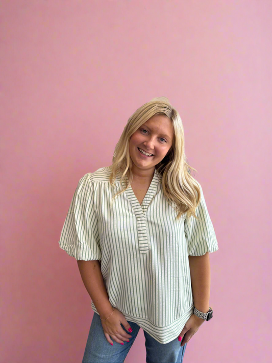 Spring Sage Blouse