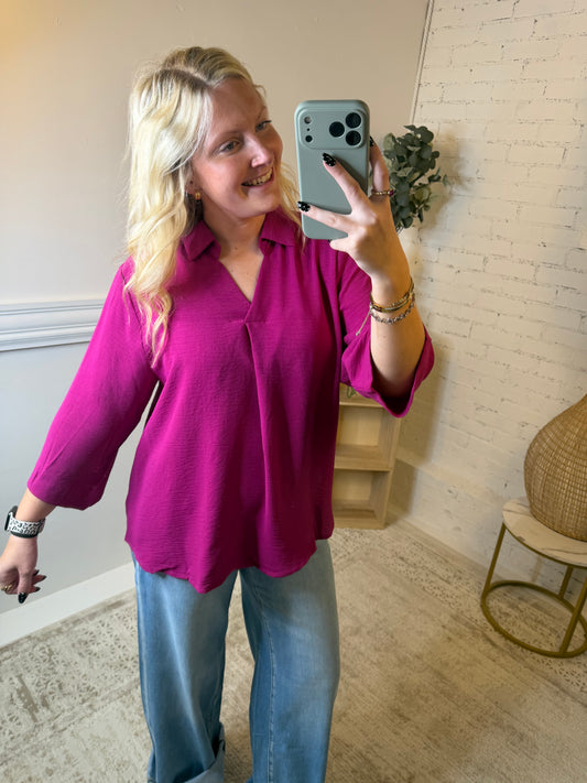 Pink Agenda Blouse