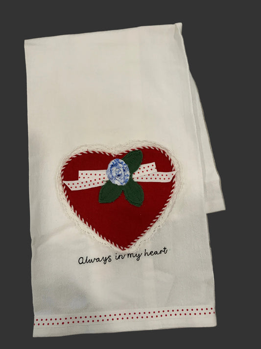Always in My Heart Tea Towel