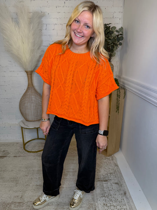 Orange Ready Sweater