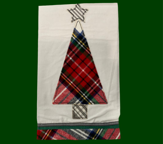 Xmas Tree Tea Towel