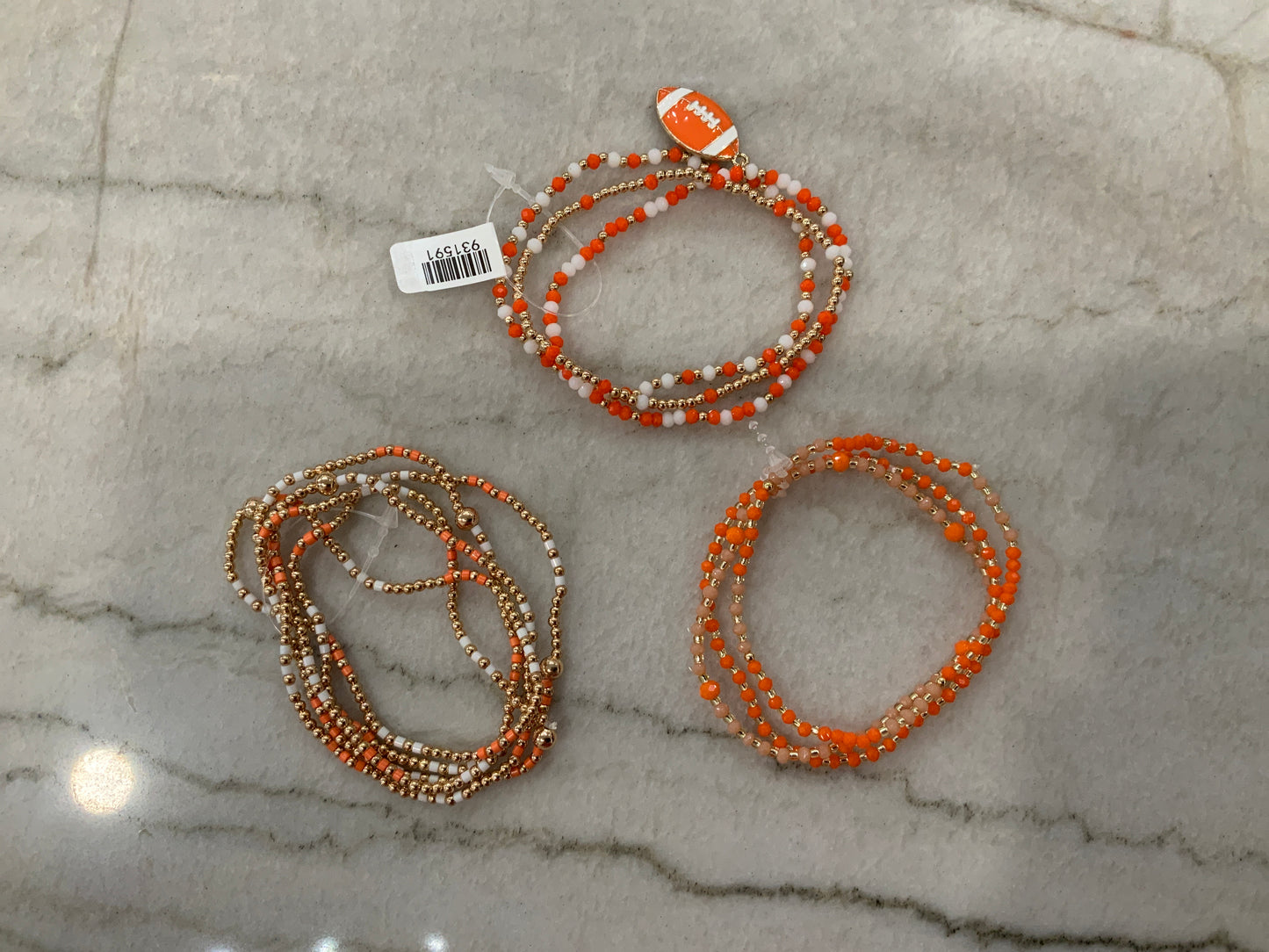 Assorted game day bracelets $22