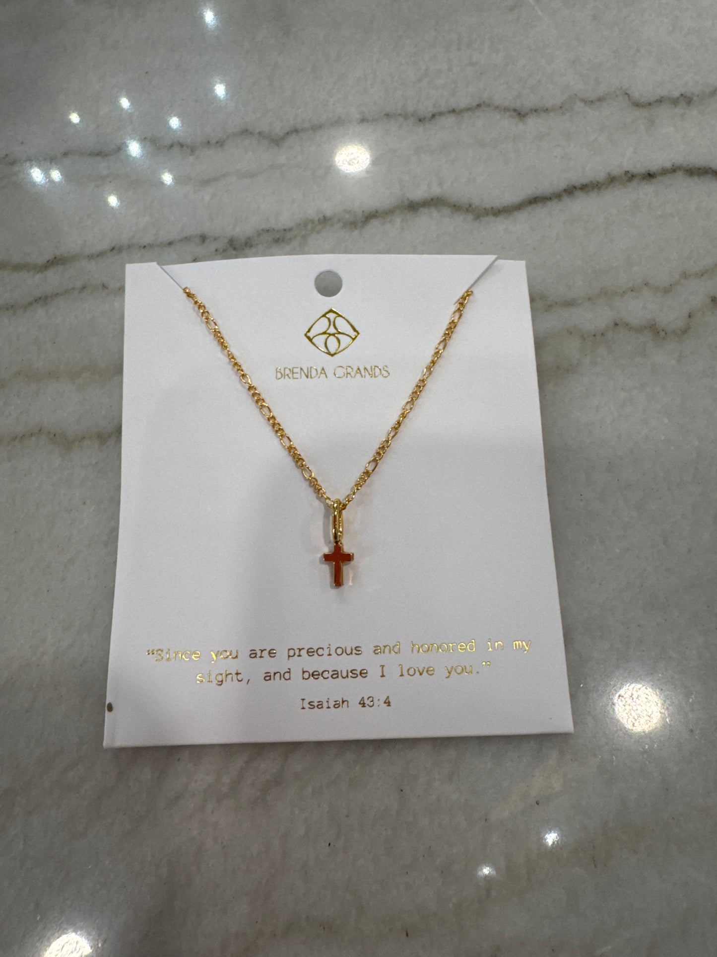 Mini Cross Necklace (117)